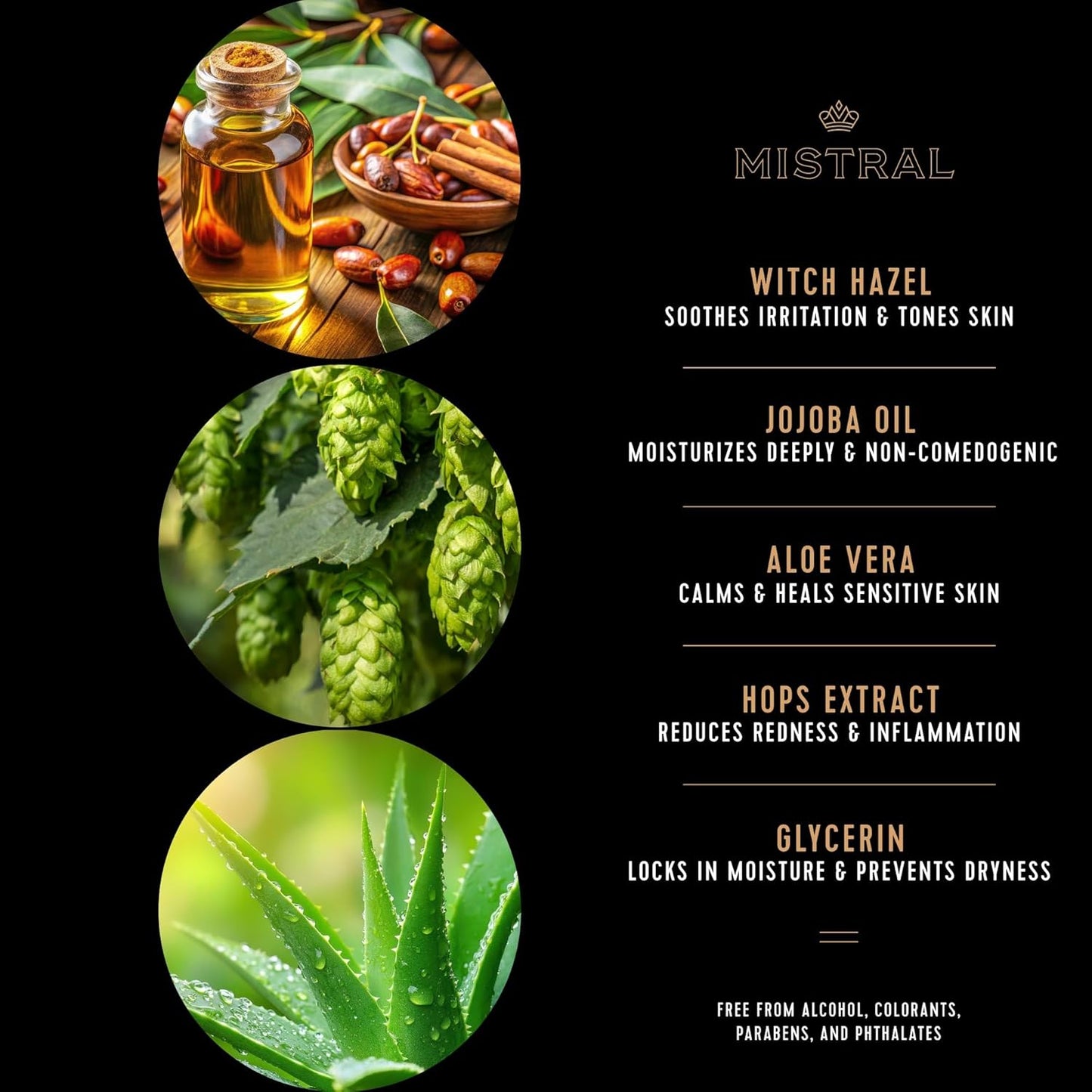 Mistral Cedarwood Marine Shaving Cream for Men | Smooth Triple Layered Foam | Men’s Shave Cream with Organic Plant Extracts | pH-balanced, Phthalates & Paraben-Free | Made in USA. 9oz Tub