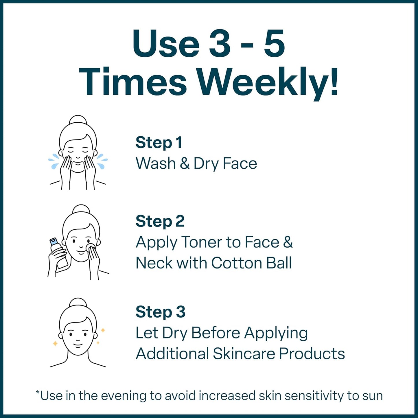 QRxLabs Glycolic Acid Toner - 6 fl oz - Exfoliating Face Toner with Witch Hazel & Salicylic Acid - 10% Glycolic Brightening & Hydrating Anti-Aging Treatment