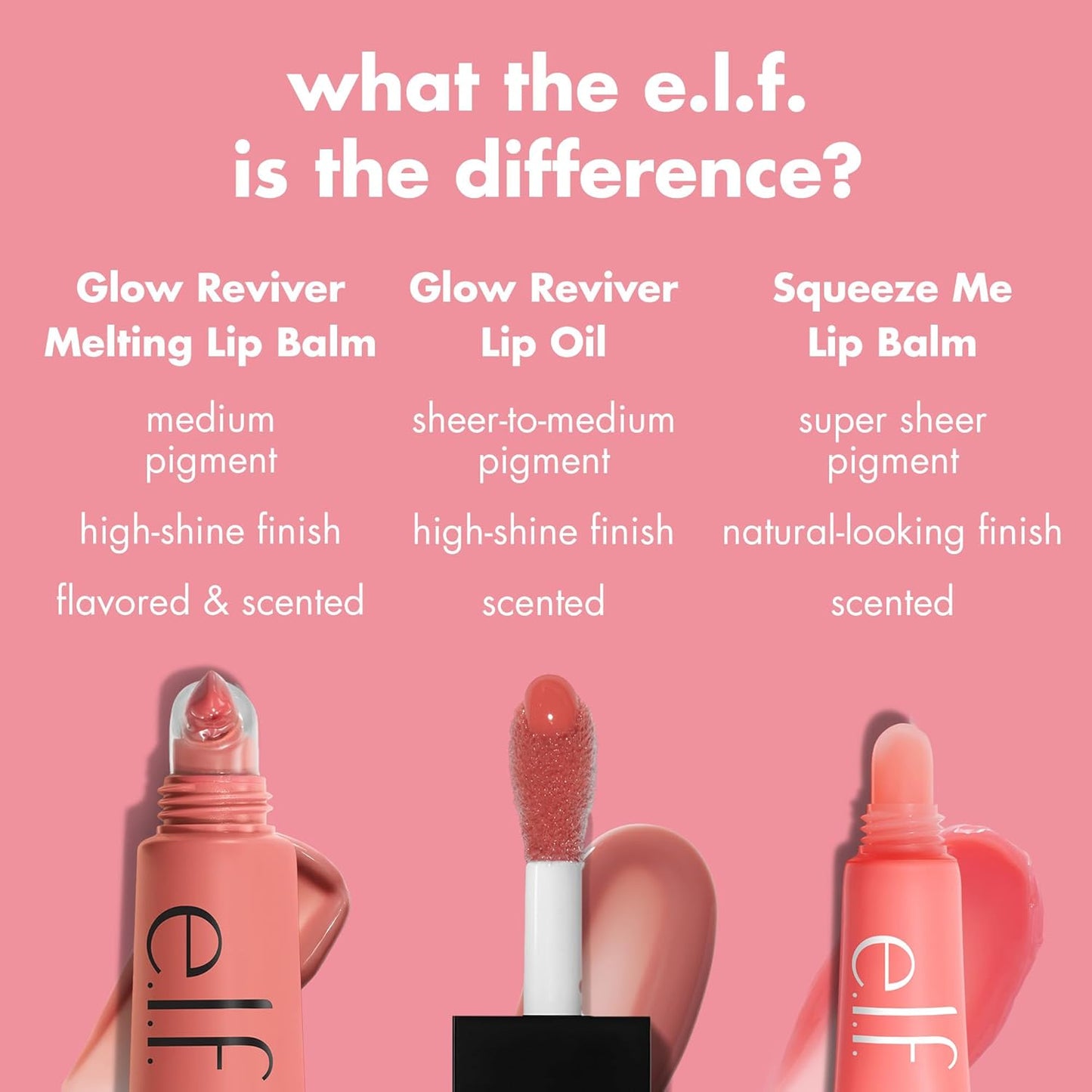 e.l.f. Glow Reviver Melting Lip Balm, Hydrating Tinted Lip Balm For A Glossy Finish & Soft, Supple Lips, Vegan & Cruelty-Free, Wild Cherry