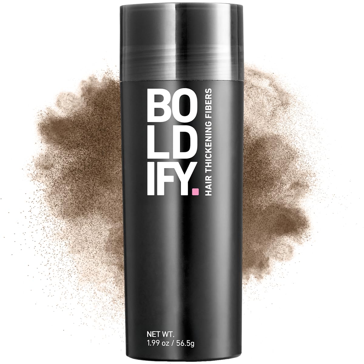 BOLDIFY Hair Fibers (56.5g) - Fill In Thinning and Fine Hair for an Instantly Fuller, Thicker Look - 14 Shades for Women & Men - Light Brown