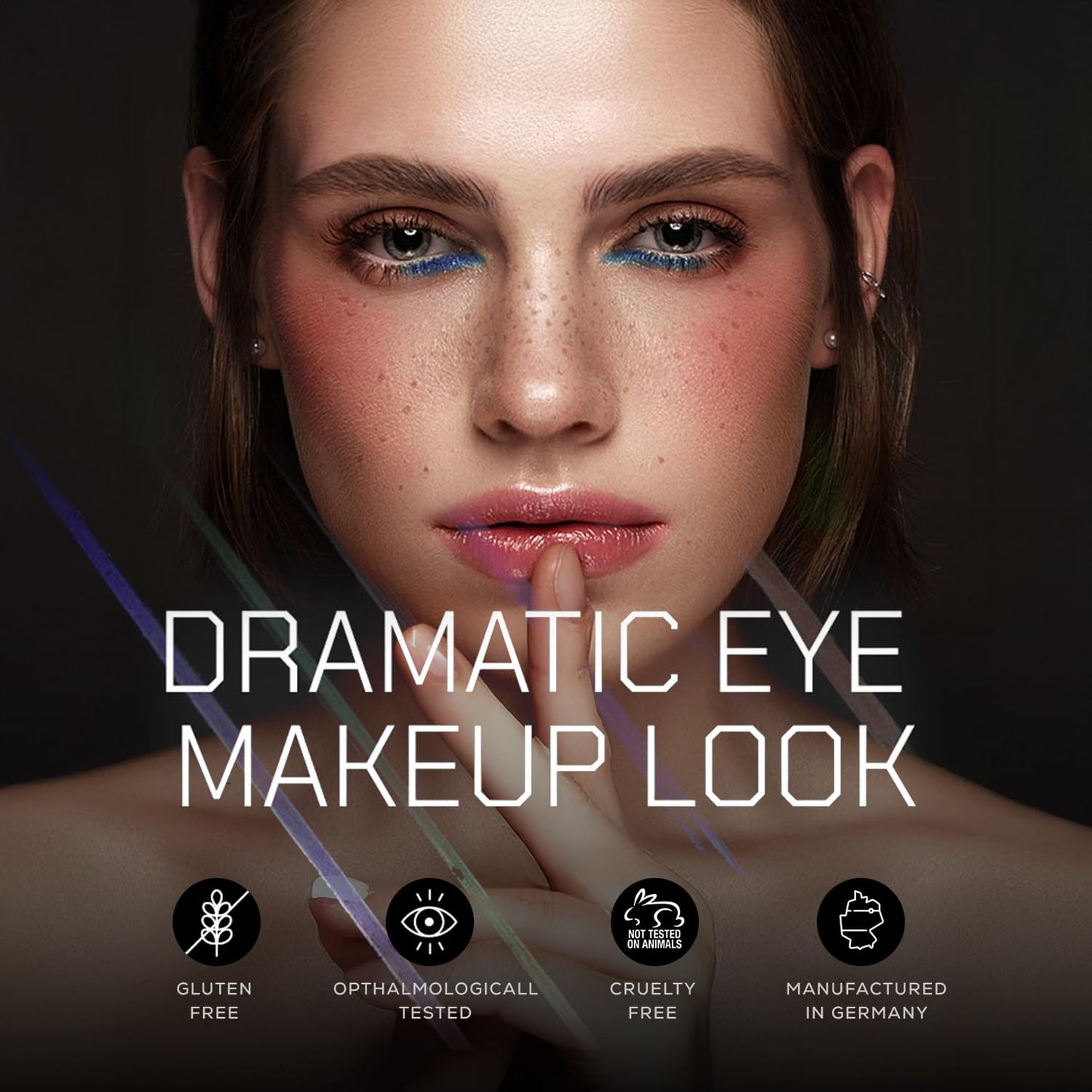 Radiant Professional Waterproof Eyeliner Pencil - Eyeliner Waterproof Smudge Proof for Woman - Long Lasting Under Eye Pencil for Smoky Eye - Soft Waterline Eye liner Smudger Tool, Chocolate (03)