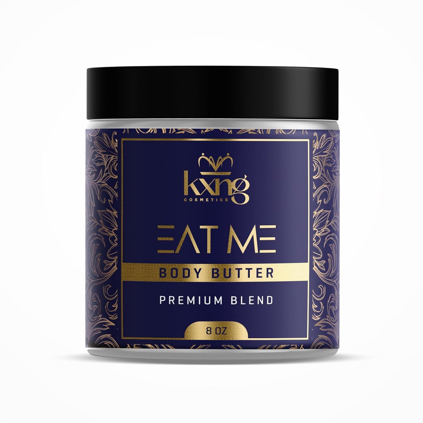 KXNG Cosmetics, Body Butter, Organic Skin Care for Men and Women, Body Moisturizer Lotions and Creams, Raw Shea Butter, Cocoa Butter, Mango, Coconut Oil, Hand, Foot, All Skin Types (Eat Me XL)