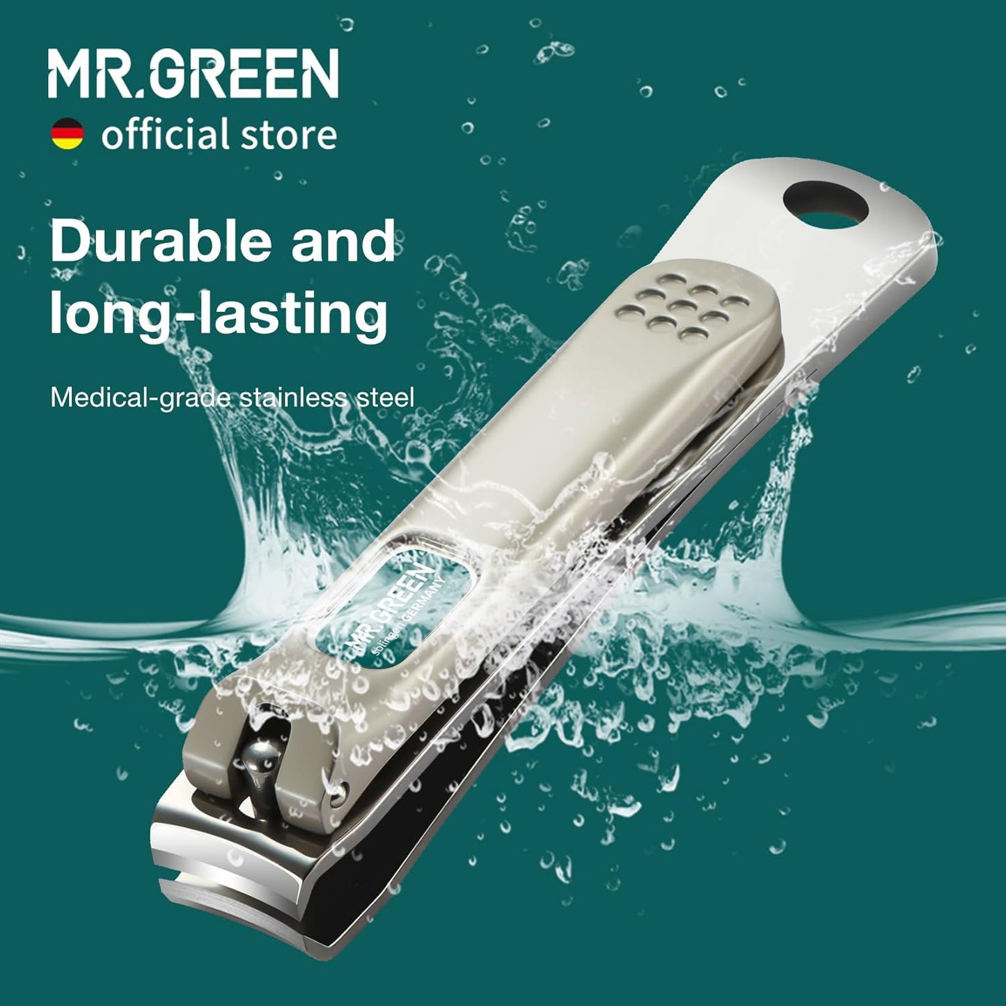 MR.GREEN Colorful Manicure Set Practical Pedicure Kits Nail Clippers Personal Care Tools Facial Hair Scissors with Fashion Case (Mr-6684 Purple)