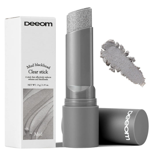 Deeom Blackhead Remover Stick - Blackhead Extractor, Charcoal Face Mask for Blackheads & Whiteheads, Oil Control, Sebum Absorption & Pore Cleansing, Natural Exfoliator, 14g