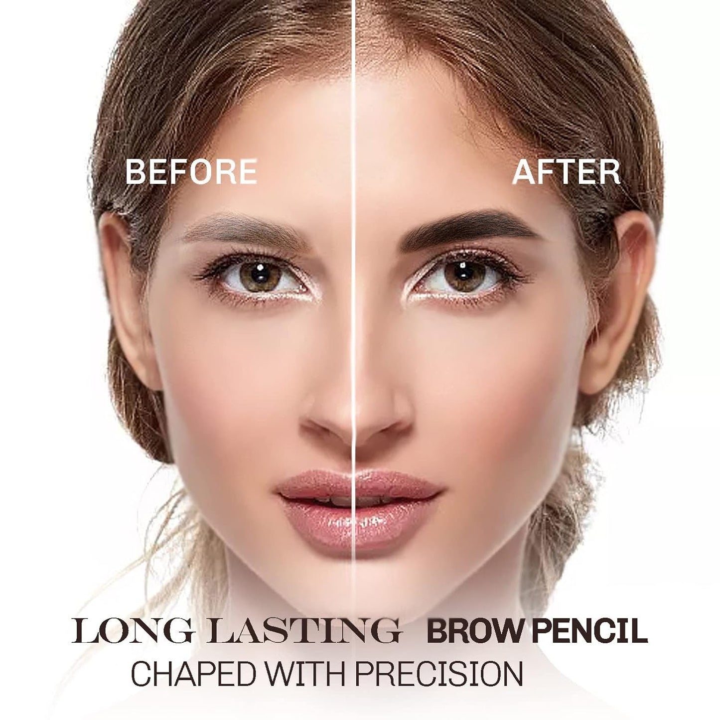 12 Pcs Black Eyebrow Pencil Eyeliner Set, Waterproof Eye Brow Pencil, Easy to Color, Long Lasting Eye Liner Gel Pen, Women Professional Eye-Makeup Pencil