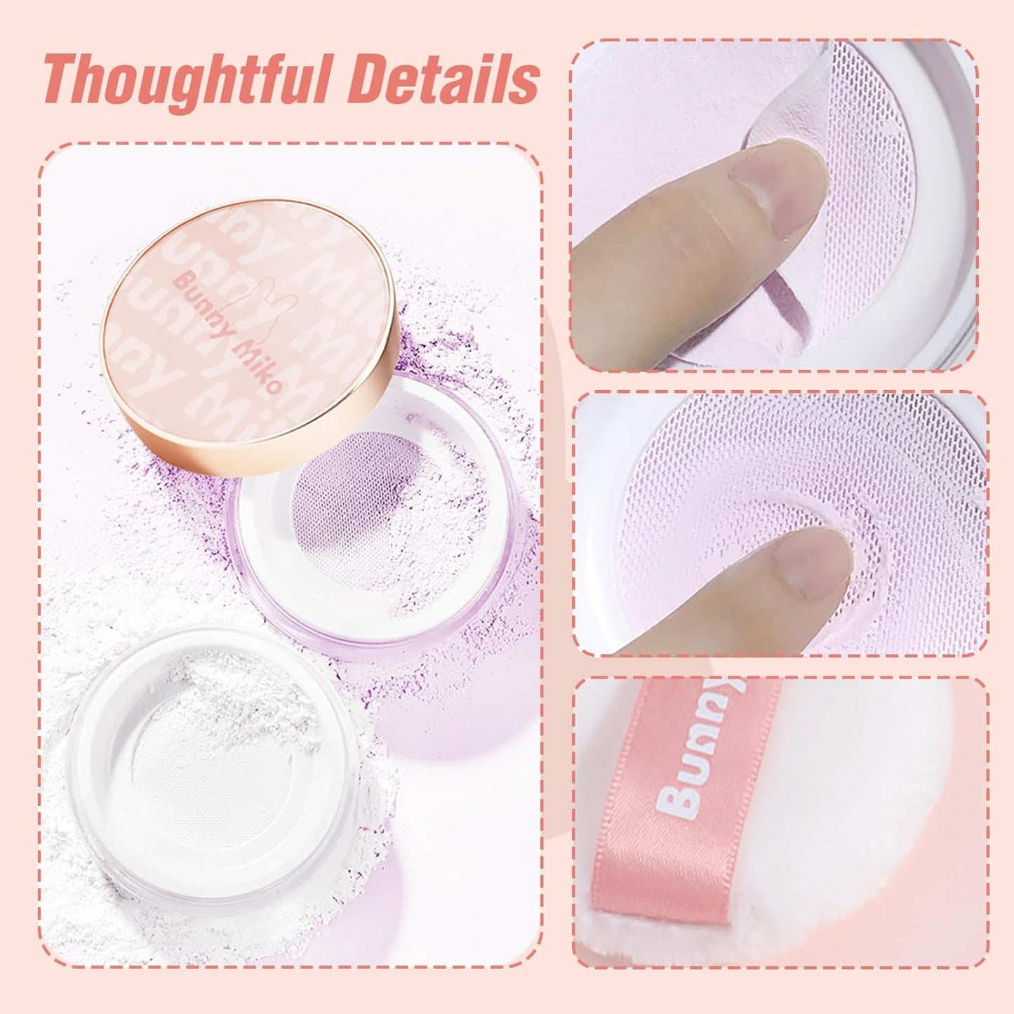 Loose Setting Powder Translucent Oil Absorbing Mattifying Blurring Pores 0.35 Oz, 01 Clear White