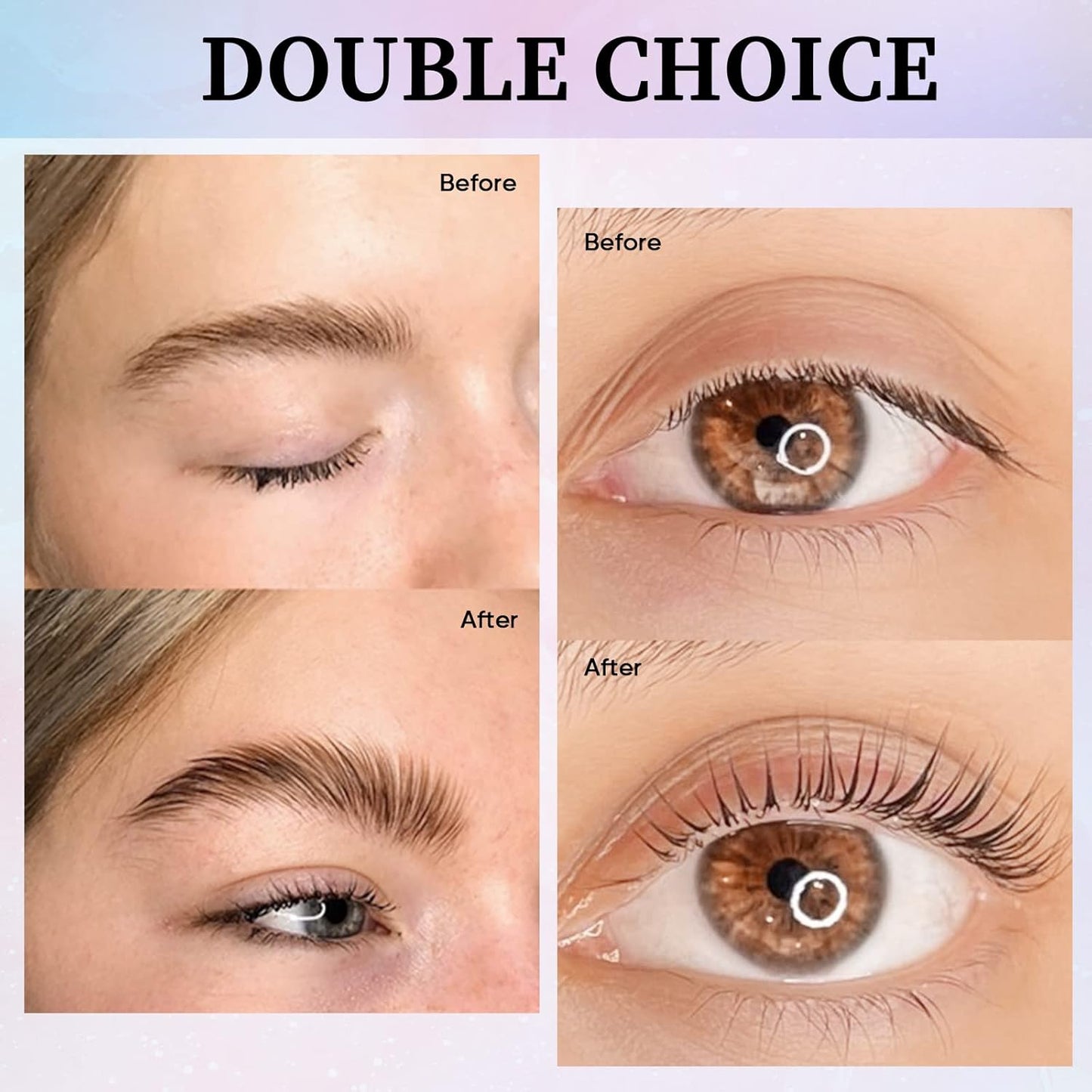 Libeauty Eyelash lift kit Brow Lamination Kit with Lash Growth Serum New Eyebrow Perm Kit Can Last 6-8 Weeks Home & Salon Use Black