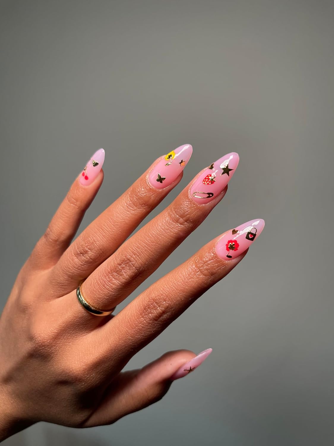 Mon Cheri Nail Stickers - Lightweight & Easy-to-Apply Nail Art with Cute & Trendy Designs - Durable & Long-Lasting Nail Stickers for Women, Ideal for DIY Manicures