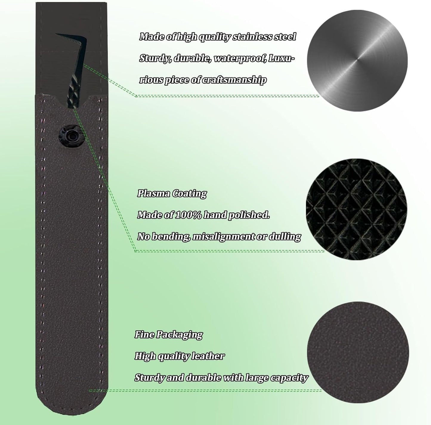 Lash Tweezers For Eyelash Extensions, Fiber Tip, Japanese Steel, Black, 90 Degree