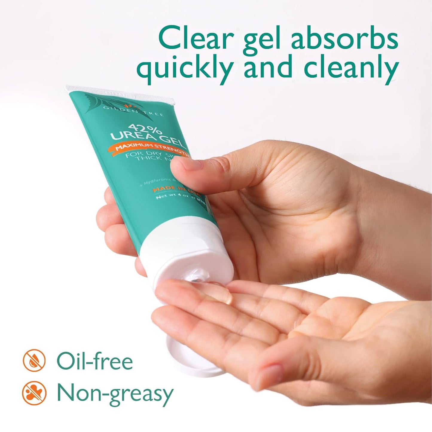 Urea Gel 42 Percent For Feet Maximum Strength Softens Cracked Heel Calluses & Thick Toenails