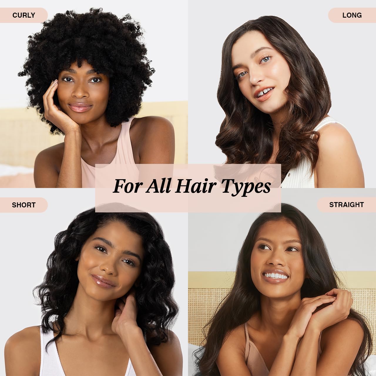 Kitsch Holiday Hair Hero XL Satin Heatless Styling & Flat Lay Claw - Heatless Curls & Waves, Extra Large Curling Rods, Satin Scrunchies & Claw Clip for Hair Protection, Gifts for Women- 4pc set, Aura