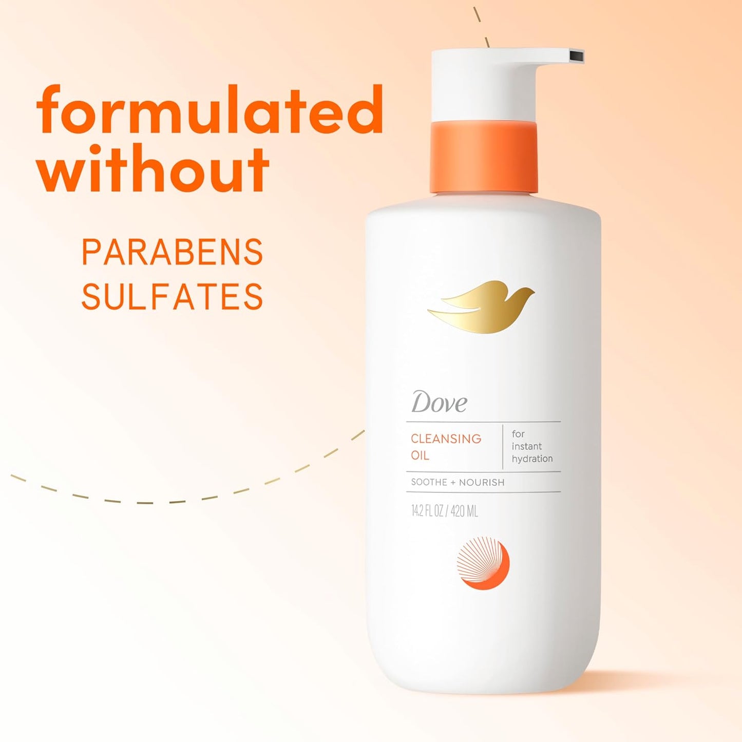 Dove Shower Body Oil Wash – Ultra-Moisturizing Cleansing Oil for Dry & Itchy Skin 14.2 oz