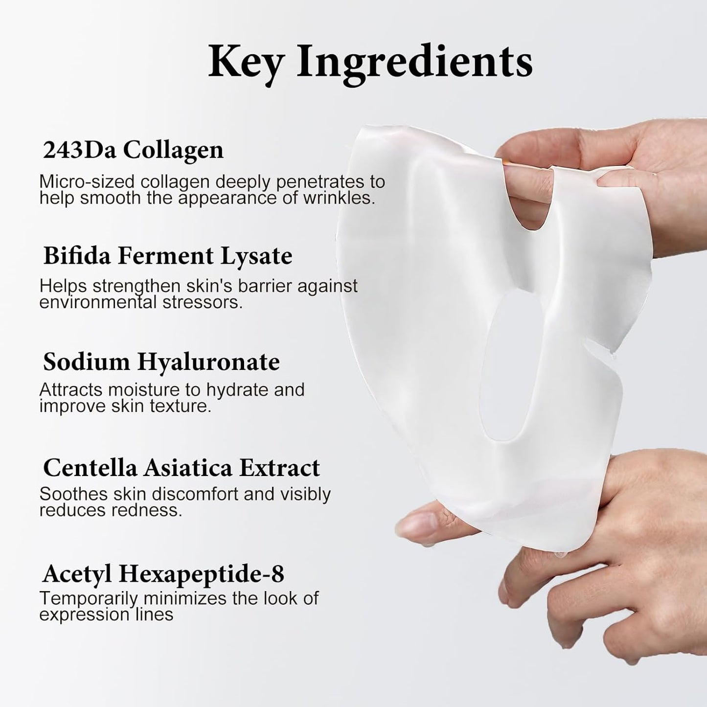 ISTON 4 Pack Collagen Face Mask, Collagen Real Deep Anti Wrinkle Lifting Mask | Firming,Pore Minimizing | Overnight Hydrating Face Masks Skincare for Glass Skin |TikTok Trend Items Skin Care