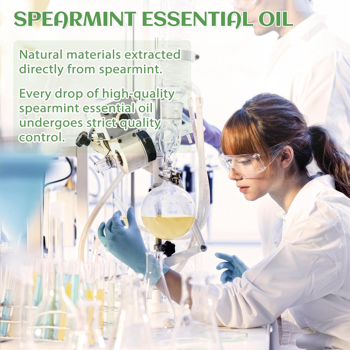 EVOKE OCCU Spearmint Oil for Inhibit Facial Hair Growth, Air Freshening, Added to Creams & Lotions - 4 Fl Oz