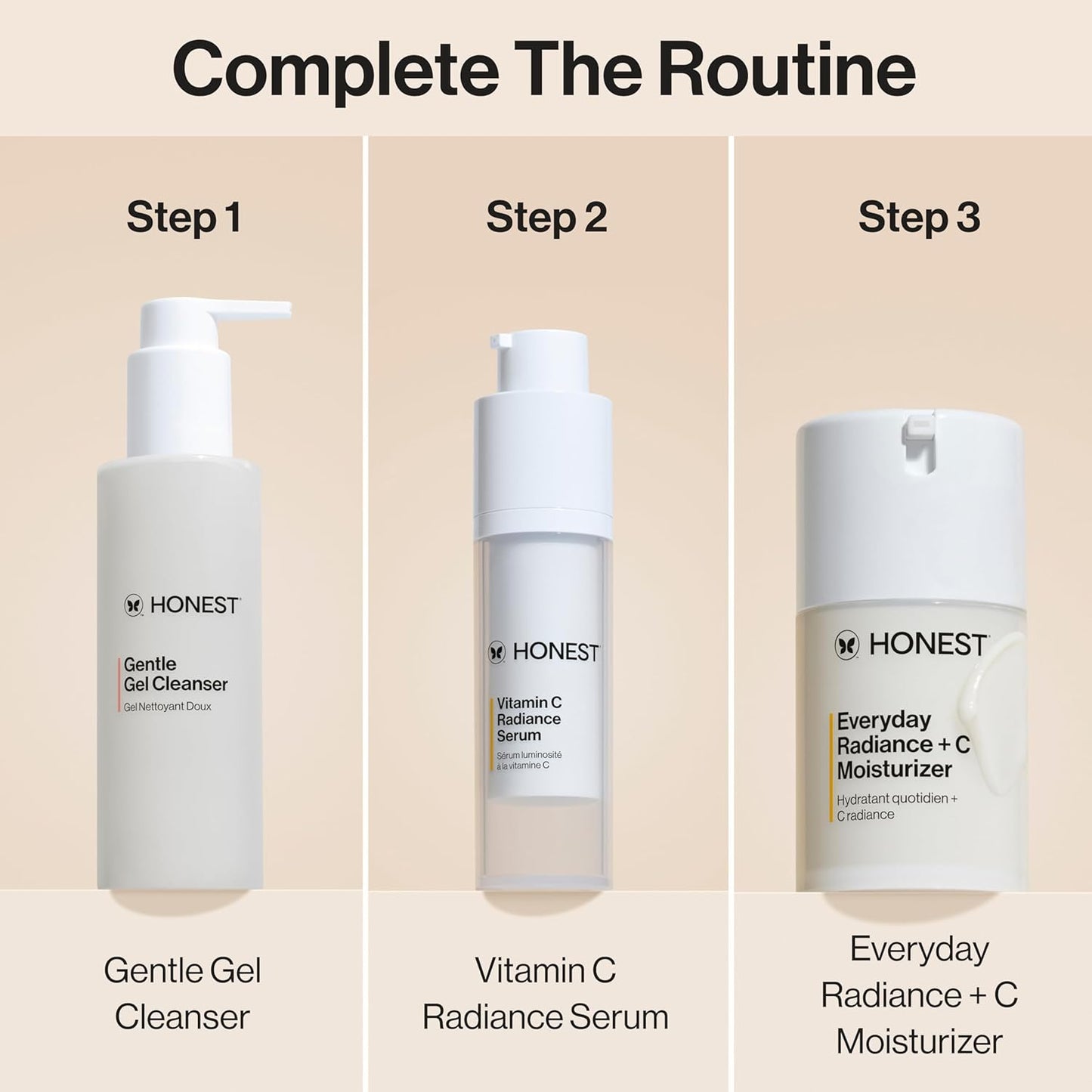 Honest Beauty Everyday Radiance Vitamin C Lightweight Moisturizer | Brightens + Improves Skin Tone | Gentle for Sensitive Skin, Fragrance Free, Vegan | 1.7 fl oz