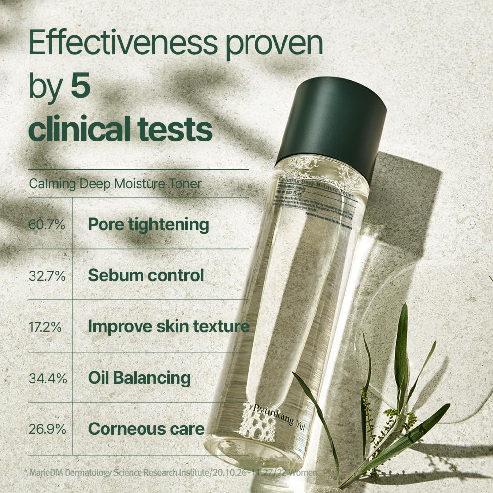 Pyunkang Yul PKY Calming Deep Moisture Toner - Face Toner for Women containing AHA and PHA - for Teens and Adults - Astringent for Face - Korean Facial Toner -80ml, 2.71 fl oz