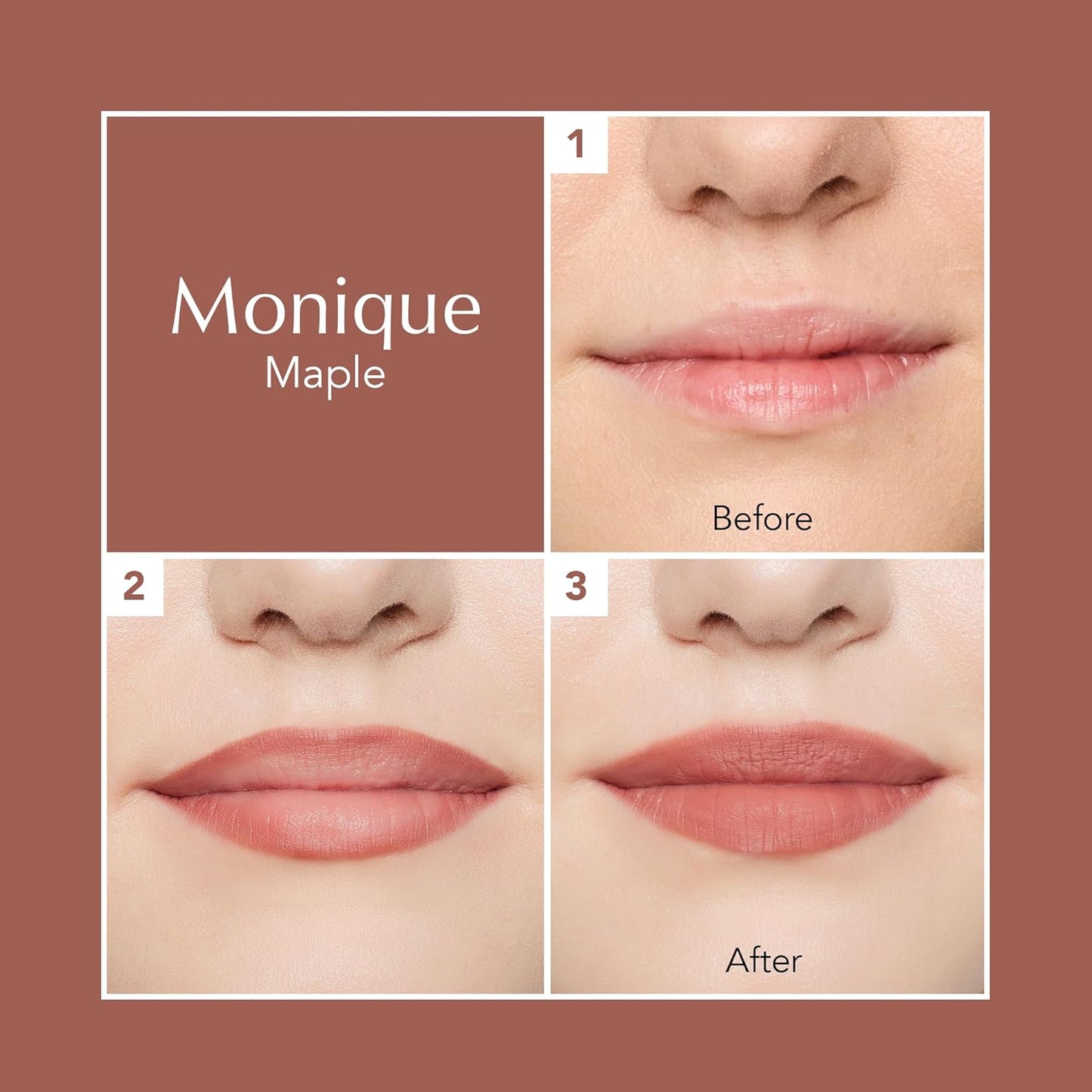 Thrive Causemetics Lip Filler Long-Wearing + Plumping Lip Liner, Shea Butter Hydrating Lip Plumper Retractable Lip Liner Pencil, Built In Sharpener, Vegan & Cruelty Free, Monique (Maple)