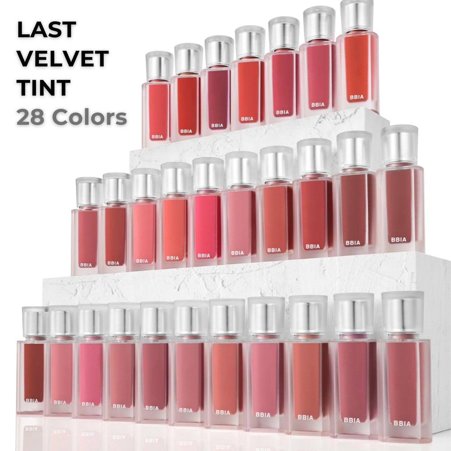 BBIA Last Velvet Tint NEW - Soft Creamy Matte Finish Lip Stain, Blur Effect & Velvety Texture, Long-Lasting, High Pigment, Non-Drying, Vegan, Korean Lip Makeup (V05 EXTRA CUTE, Pack of 1)