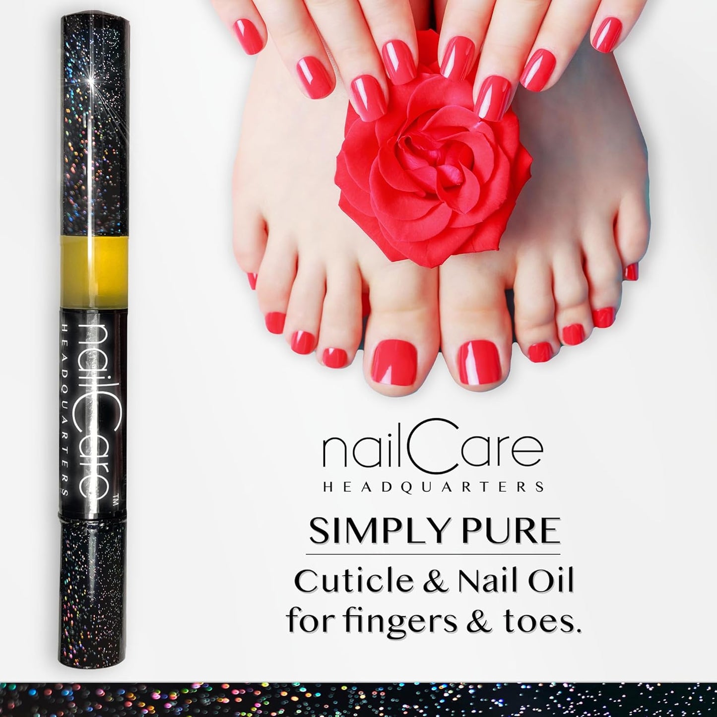 Nail Care Headquarters Cuticle Oil Pen for Nails - Nail Strengthener & Growth Serum for Damaged Nails, Hangnails w/Jojoba cuticle oil—Natural Fragrance - from Bliss Kiss
