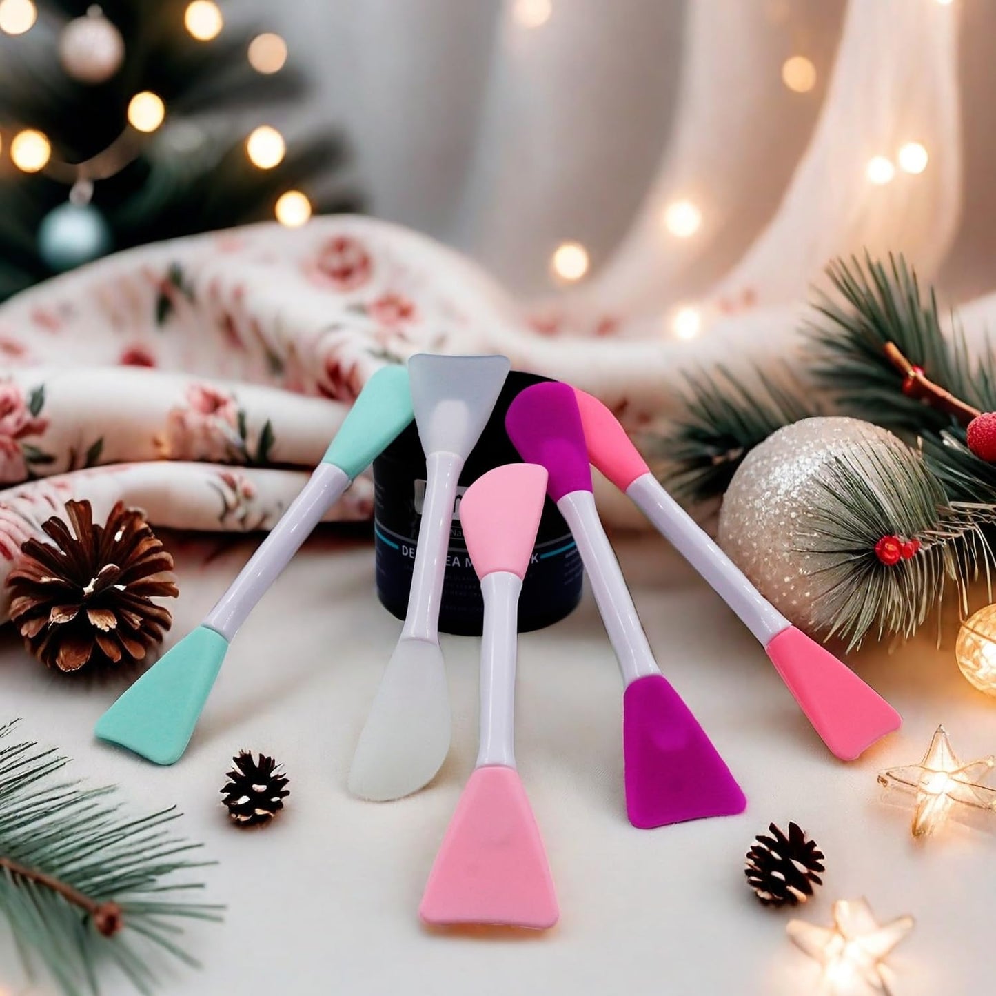 Silicone Face Mask Brush, Facial Mud Mask Applicator Brush Flexible for Applying Facial Mask,Sleeping Mask,Clay Mask,Body Lotion Mask Beauty Tools Makeup Brushes Applicator