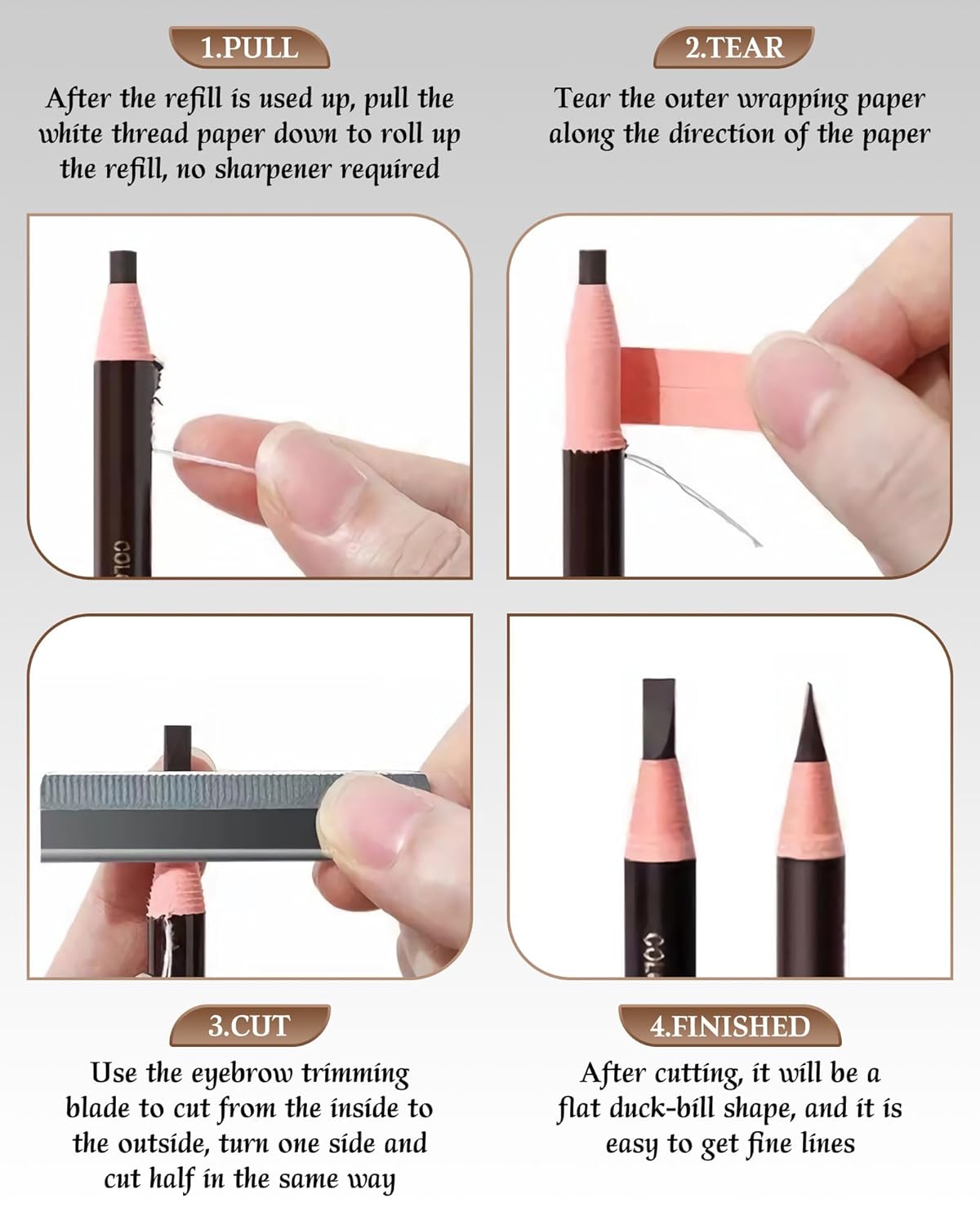 12 Piece Black Waterproof Eyebrow Pencils for Women w/Microblading Eyebrow Pencil & Brow Trimming Supplies Kit Permanent Eye Brow Liners Set For Salon-Quality Shaping & Filling Of Marks