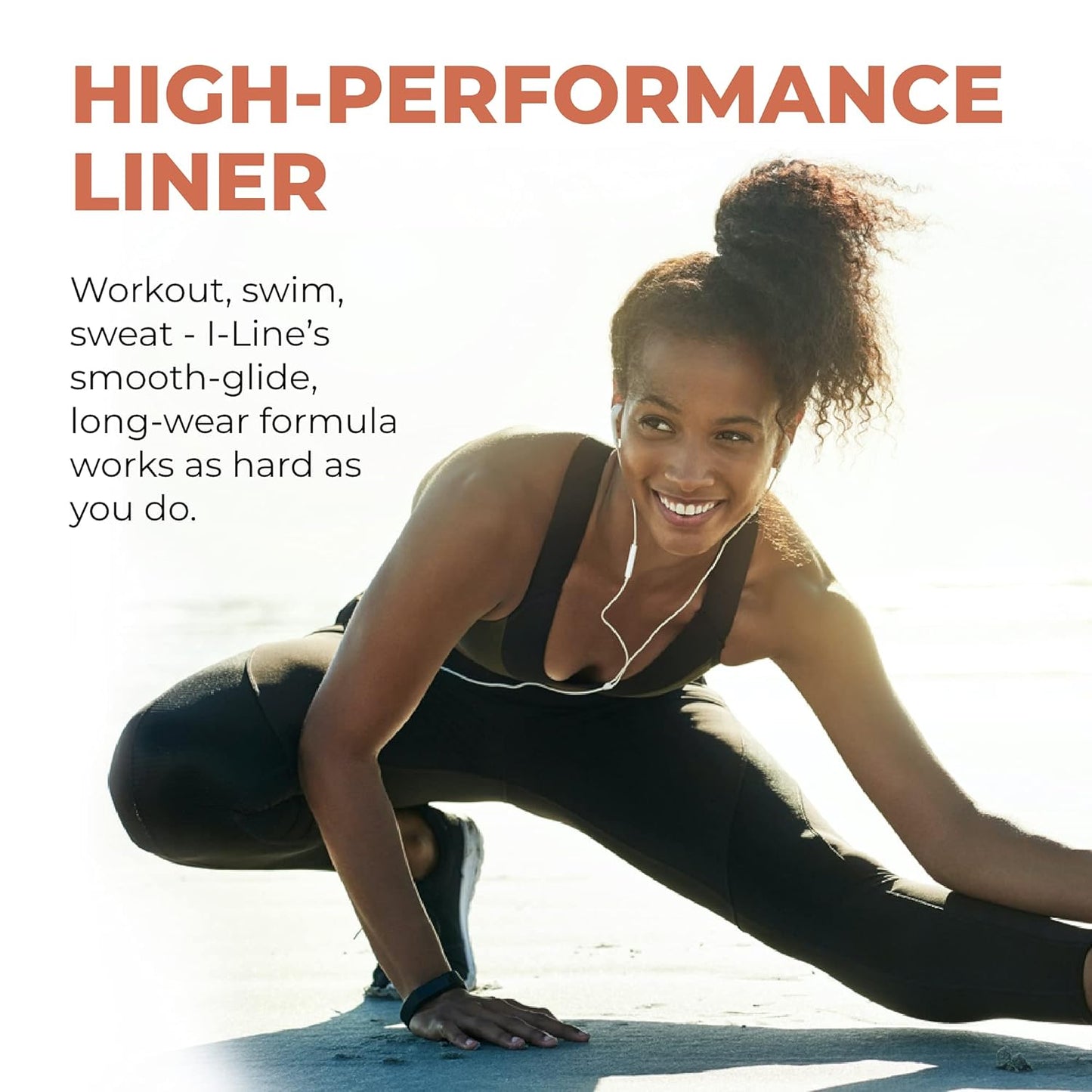 Beauty For Real I-Line 24-7 Waterproof Gel Eyeliner, In The Navy, Rich Blue Matte, Cruelty Free Blendable Gel Formula for Precision Application, 0.01oz