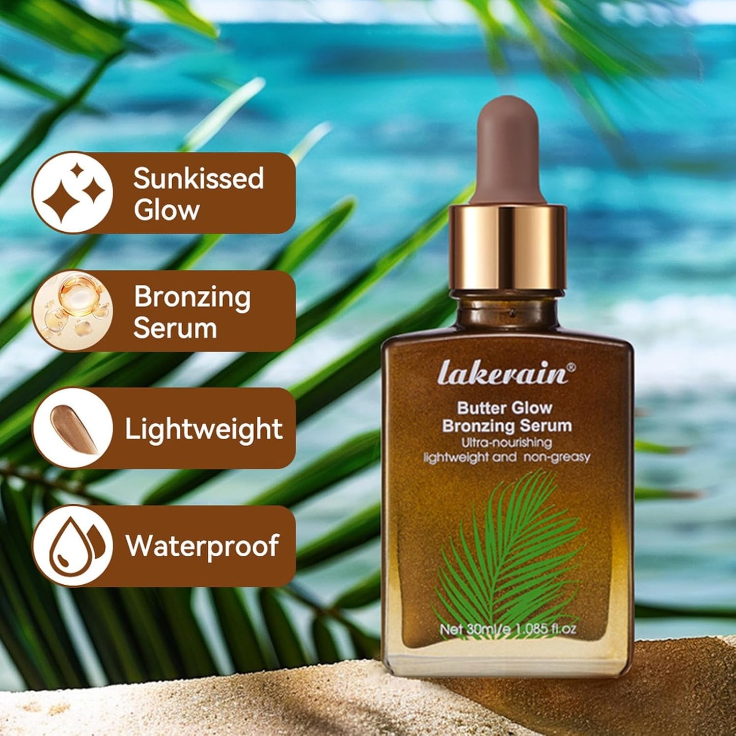 Butter Glow Bronzing Serum, Facial Bronzing Serum, Bronzing Drops For Face, Face Bronzing Drops, For Radiant, Natural, Sunkissed Complexion