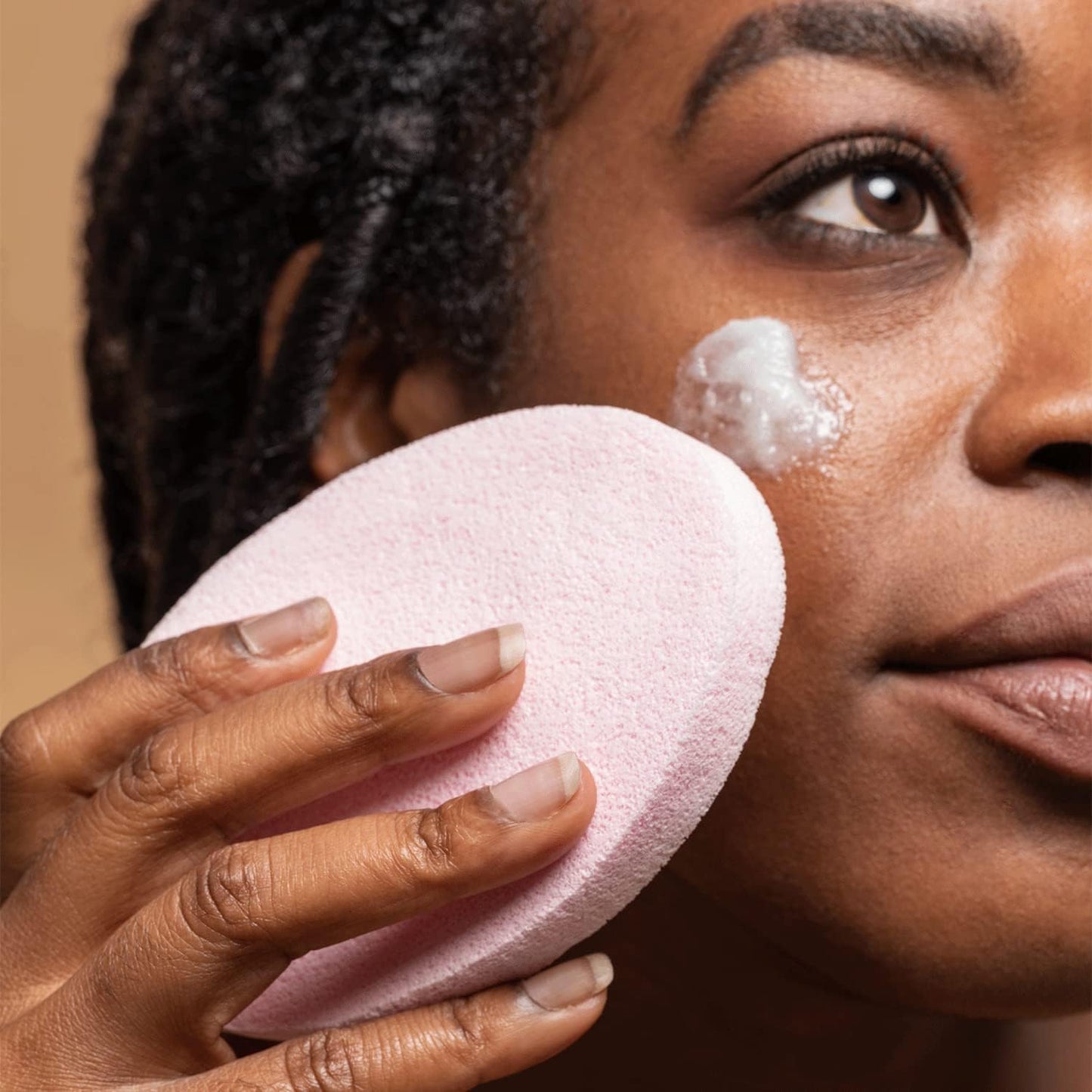 Facial Sponges for Sensitive Skin – Hypoallergenic Reusable Face Sponges for Gentle Cleansing & Light Exfoliation – Latex-Free, Non-Irritating Skincare Tools, 2-Pack