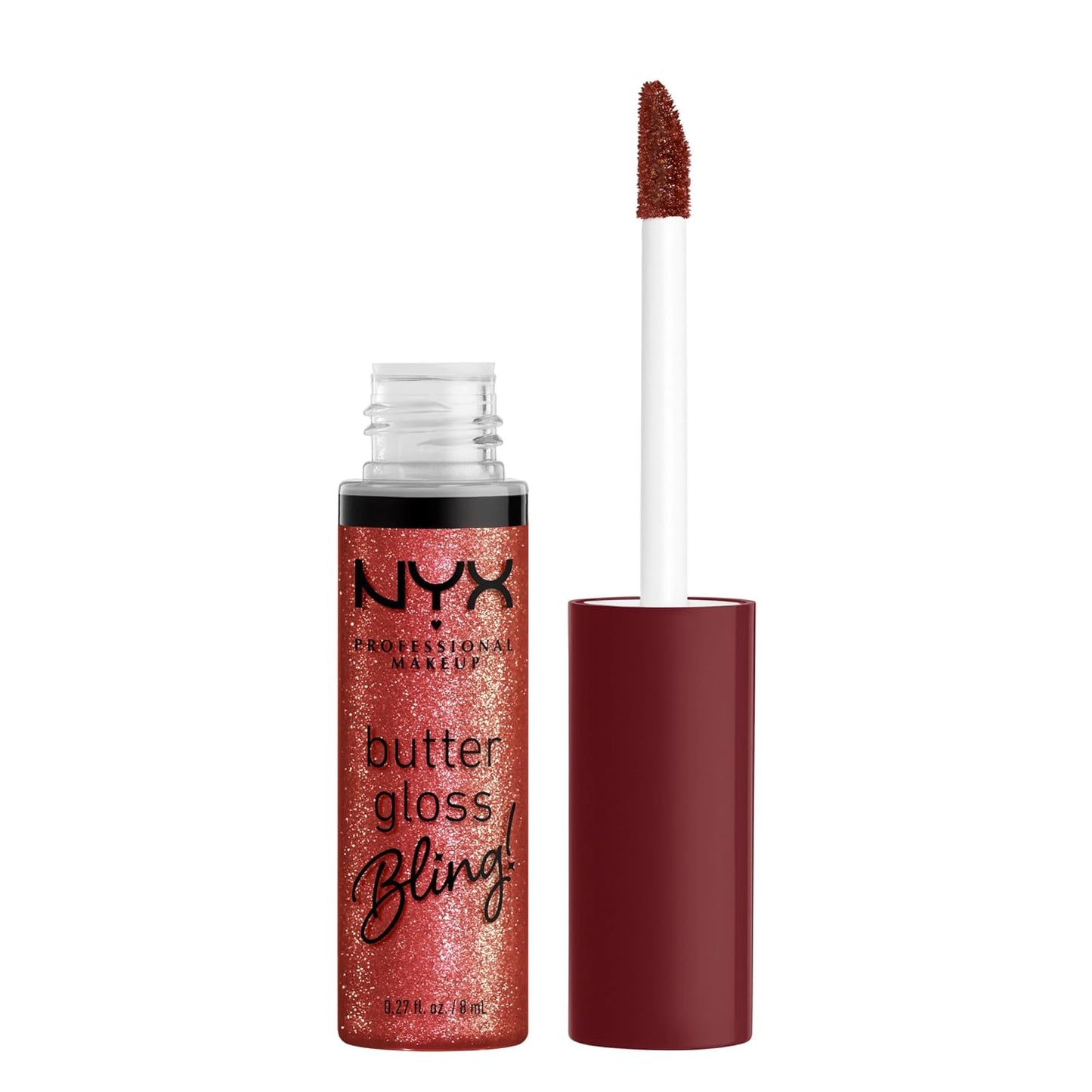 NYX PROFESSIONAL MAKEUP Butter Gloss Bling Lip Gloss, Non Sticky and Shiny Vegan Lip Makeup - Big Spender