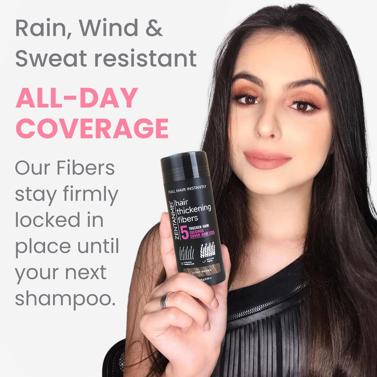 Hair Fibers for Thinning Hair for Women All-Natural Hair Building Fibers 0.98 Oz Hair Volume Powder Bald Spot Cover Up for Men & Women (Light Blonde)