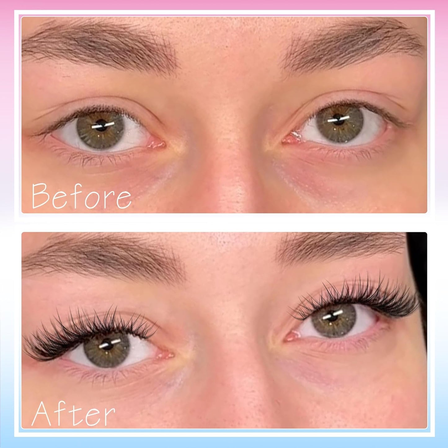 TNFVLONEINS Lash Clusters Kit 8-16mm Eyelash Clusters Kit Natural Lash Extension Kit Wispy Widespan DIY Eyelash Extension Kit Individual Lashes Cluster with Bond and Seal and Tweezers