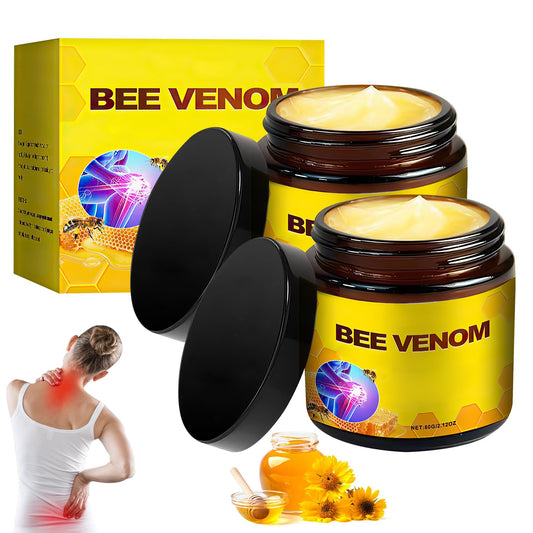 Bee Venom Cream,Advanced Joint Cream,New Bee Venom Professional Cream for Back, Knee, Hands, Neck, Feet(2PCS)