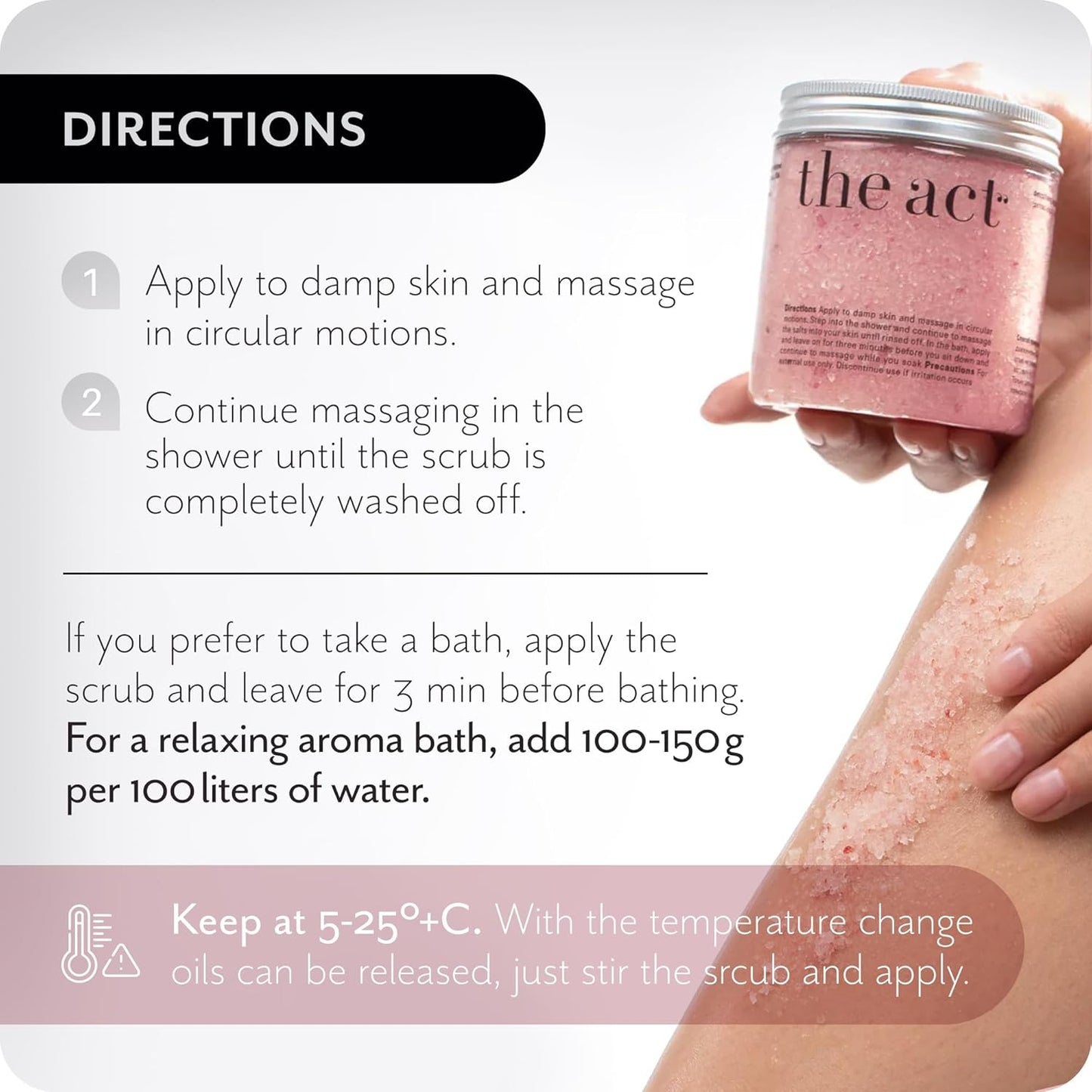 Detox Organic Body Scrub with Himalayan & Sea Salt - Anti Cellulite Nourishing Restores Cleanser Scrubs for Legs, Feet, Hands - Gifts for Women Men, Home Spa Care, Vegan (10.58 Oz, Grapefruit)