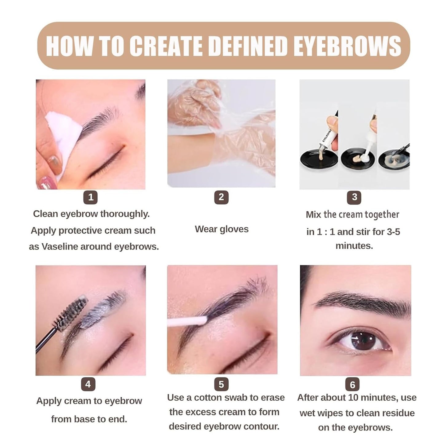 Lash Color Kit, Professional Natural Black Eyelash & Eyebrow Color Kit Lasting for 6 Weeks, Waterproof & Safe Color for Salon Home Easy Use - Creates Natural Looking Brows Gift for Women Girl Mom Wife