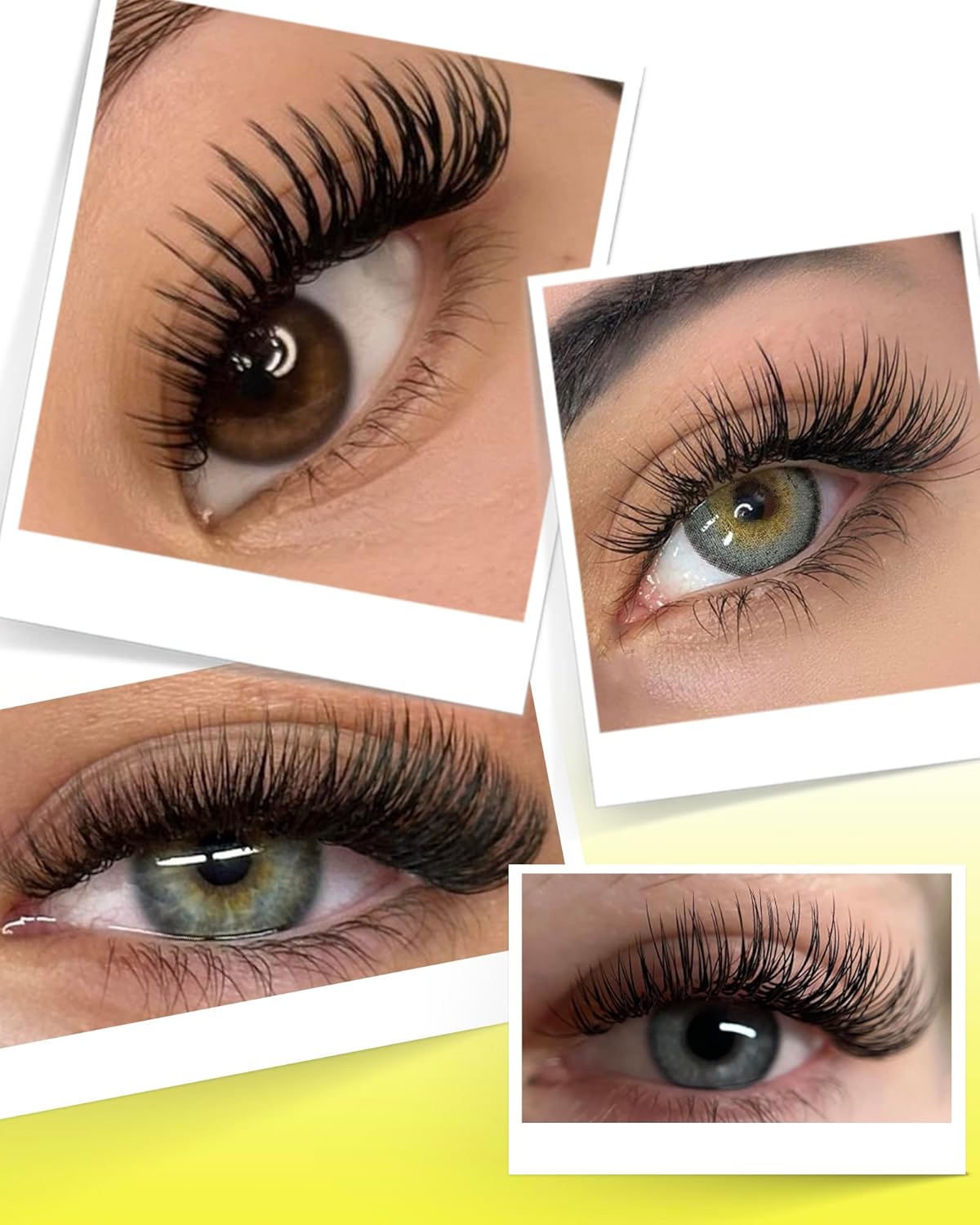 BEYELIAN Eyelash Extension 0.03 D+ Curl 7-15mm Mixed Tray Easy Fan Lash Extensions Volume Lashes 100°/212°F High Temperature Resistant Classic Professional Use Natural Matte Black(0.03 D+ 7-15mm Mix)