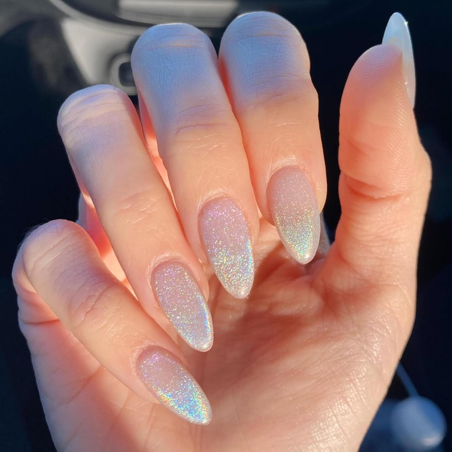 Born Pretty Magnetic Gel Nail Polish Silver Holographic Cat Magnetic Eye Gel Polish Nail Gel Soak Off Nail Art Salon Manicure Collection Gift