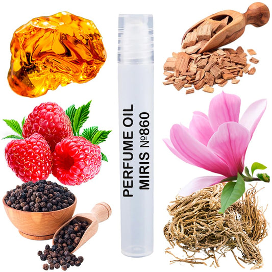 MIRIS Perfume Oil No. 860, Inspired by Hot Couture, Long-Lasting Women Roll-On, Rollerball 0.34 Fl Oz / 10 ml