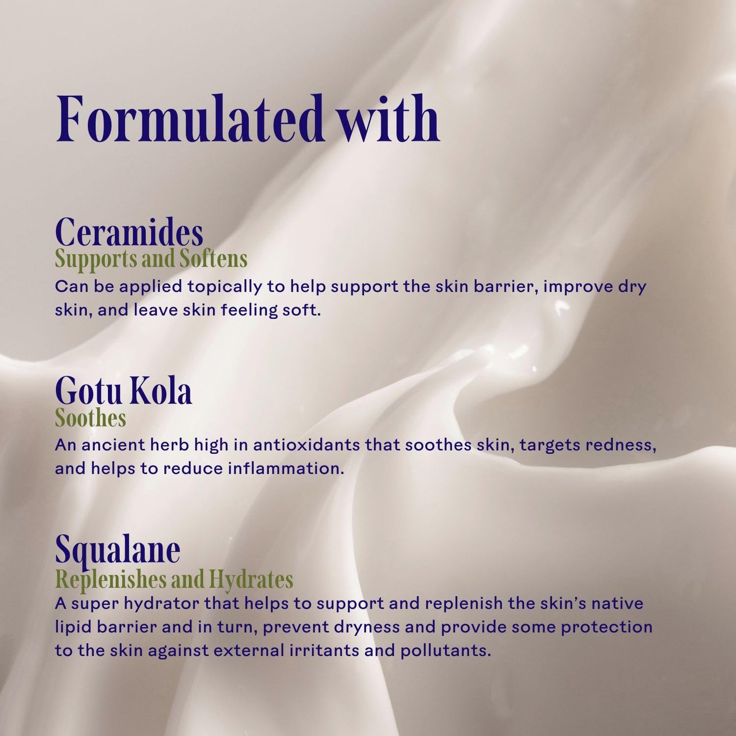 Three Ships Restore Barrier Repair Cream with Ceramides + Gotu Kola - Supports Skin Barrier, Soothes Redness, Lightweight Daily Face Moisturizer (40g)