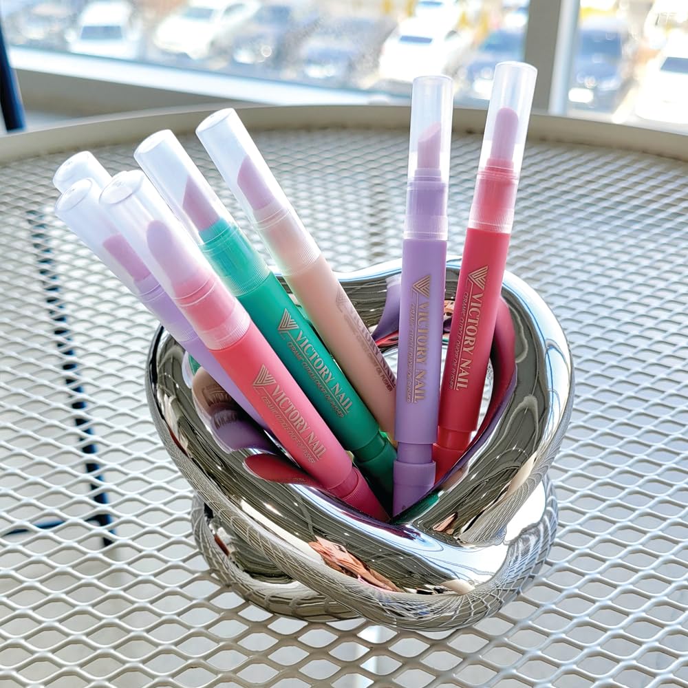 1PCS Ceramic Cuticle On/Off Oil Pusher Cuticle Pusher (Mint)