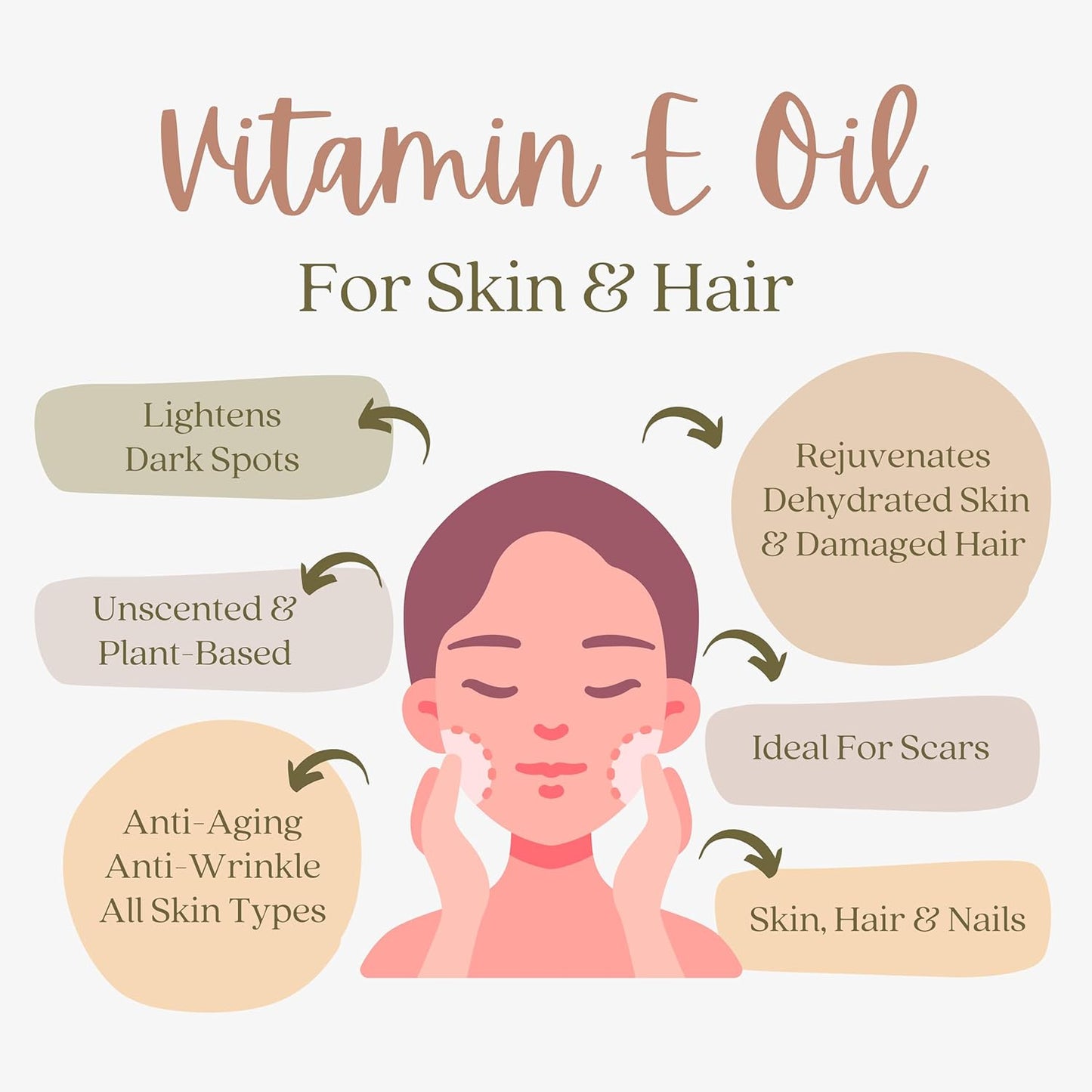 Pure Vitamin E Oil - D-Alpha Tocopherol 100% Pure & All Natural 2oz 42,500 IU per oz - Thick, Amber Color, Nutty Aroma - From Wheat Germ -Face Body Hair -DIY Cosmetics & After Surgery Scars