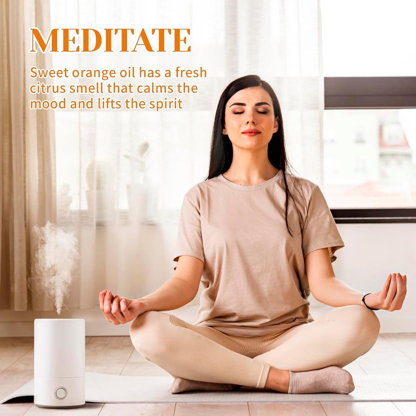 EVOKE OCCU Orange Essential Oil for Clean Diffuser Hair Spray, DIY Candle and Soap - 4 Fl Oz