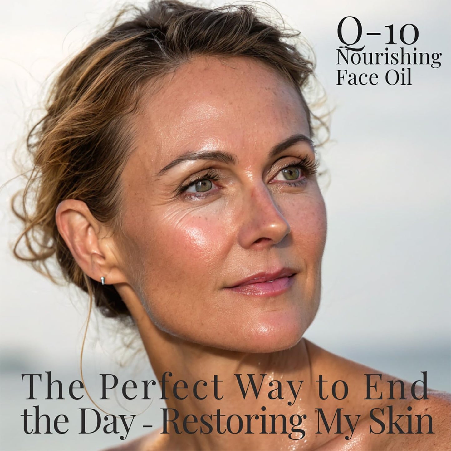 Q-10 Nourishing Face Oil | Potent Rejuvenating Oil Empowered With Vitamin A+C+E | Enhances the Efficacy of Other Skin Products