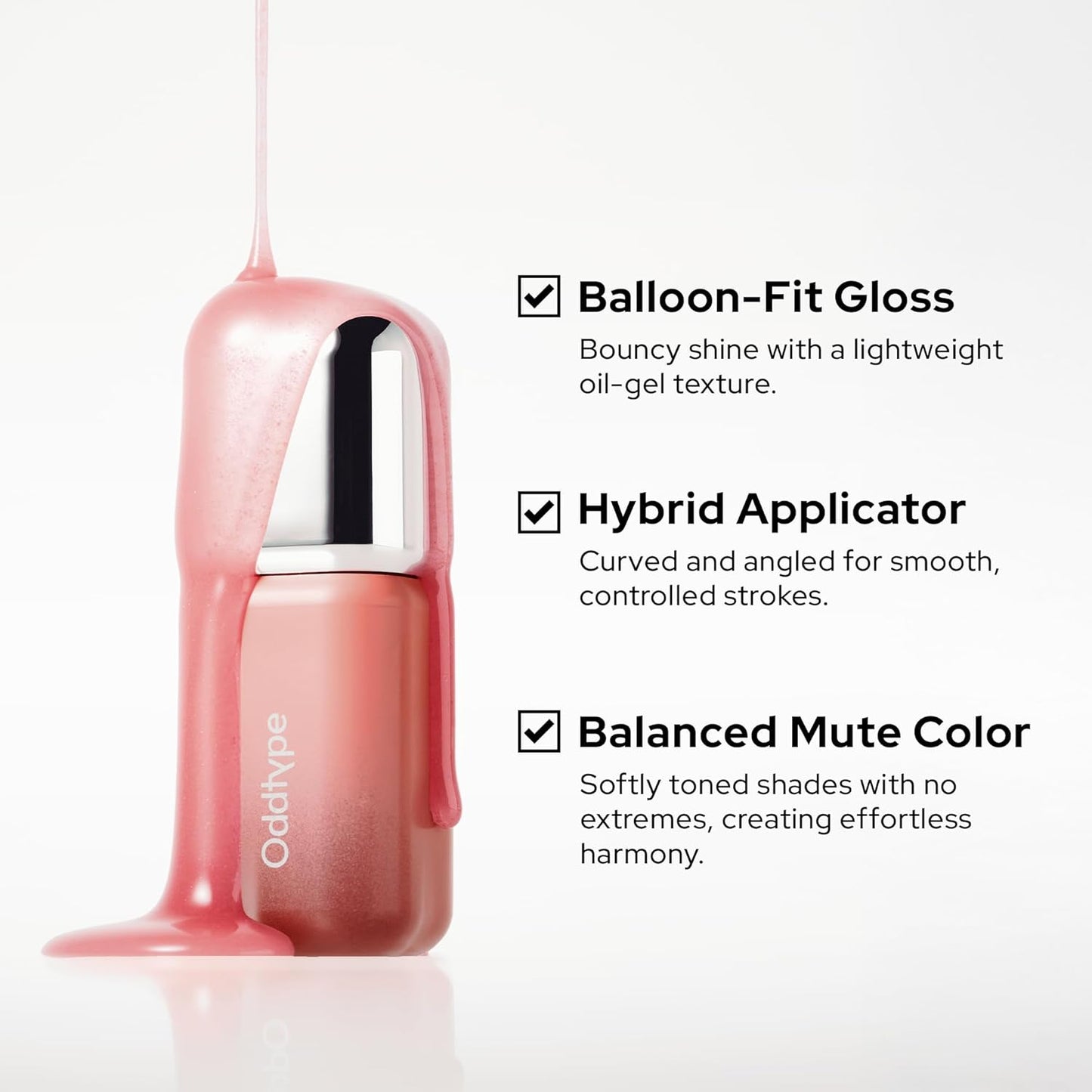 Unseen Balloon Tint, 6 Colors Set for All Skin Types. Buildable Color, Long Lasting Glossy Lip Stains, Lightweight Lip Gloss Make up (Delight, 1 Oz)