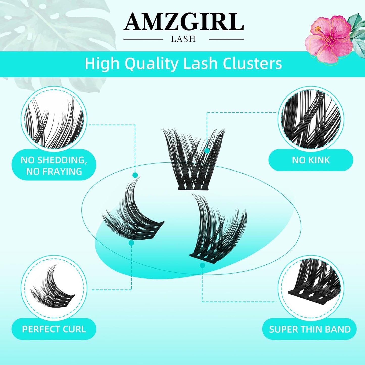 Lash Clusters Wet Look 168Pcs Eyelash Cluster Ultra-Thin Lash Band Eyelashes Extensions Spiky Anime Wide Span Lashes(Mallow,C-10mm)