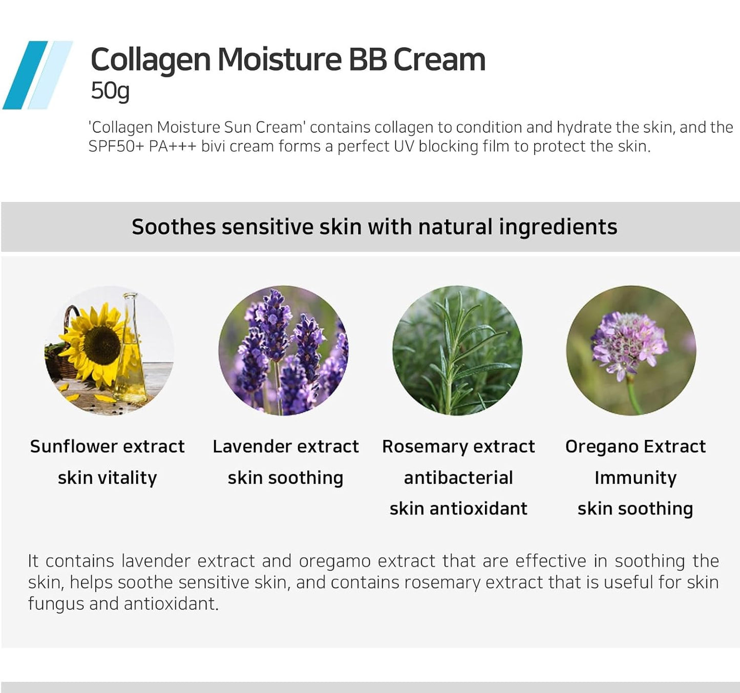 Enough Moisture BB Cream 50g - Hydrating Coverage for Radiant Skin, 1.76 Ounce (Pack of 1)