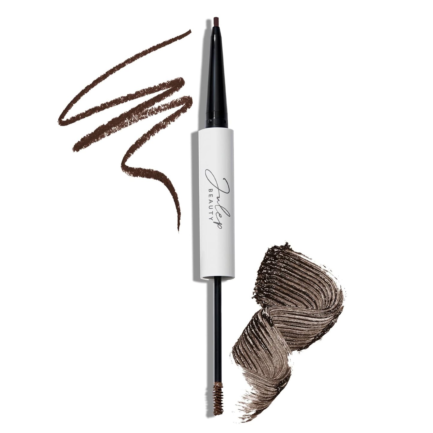 Julep Brow 101 Sculpting Pencil & Tinted Brow Gel Set - Dual-Ended Eyebrow Tool with Brush and Precision Tip - Long-Lasting, Waterproof Formula for Perfectly Defined and Tinted Brows -Dark Brown