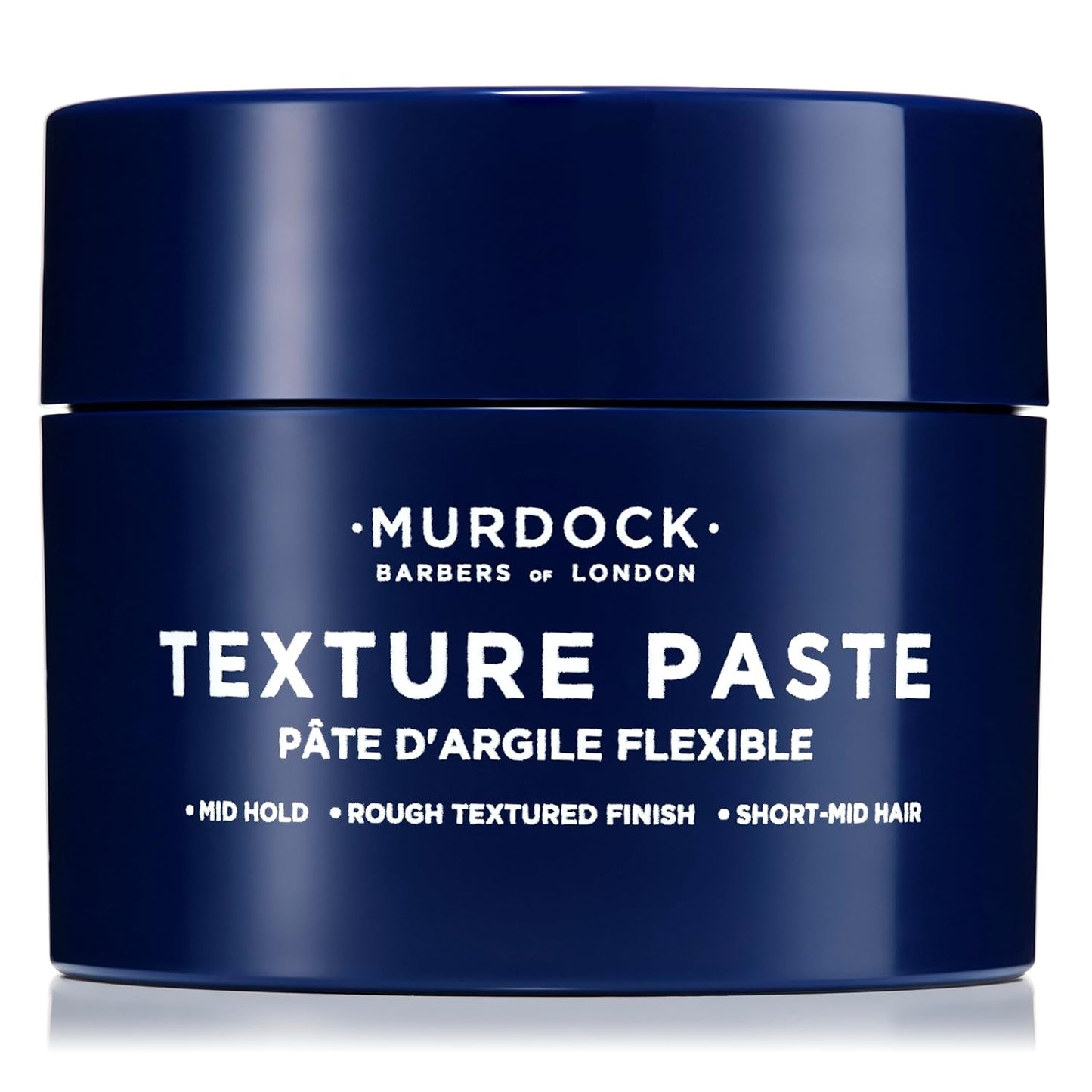 Murdock London Texture Paste – Soft Hold, Low Sheen Hair Paste for Men + Rough Textured Finish Without Grease – Lightweight Styling Cream for Short to Medium Hair (1.76 fl. oz.)