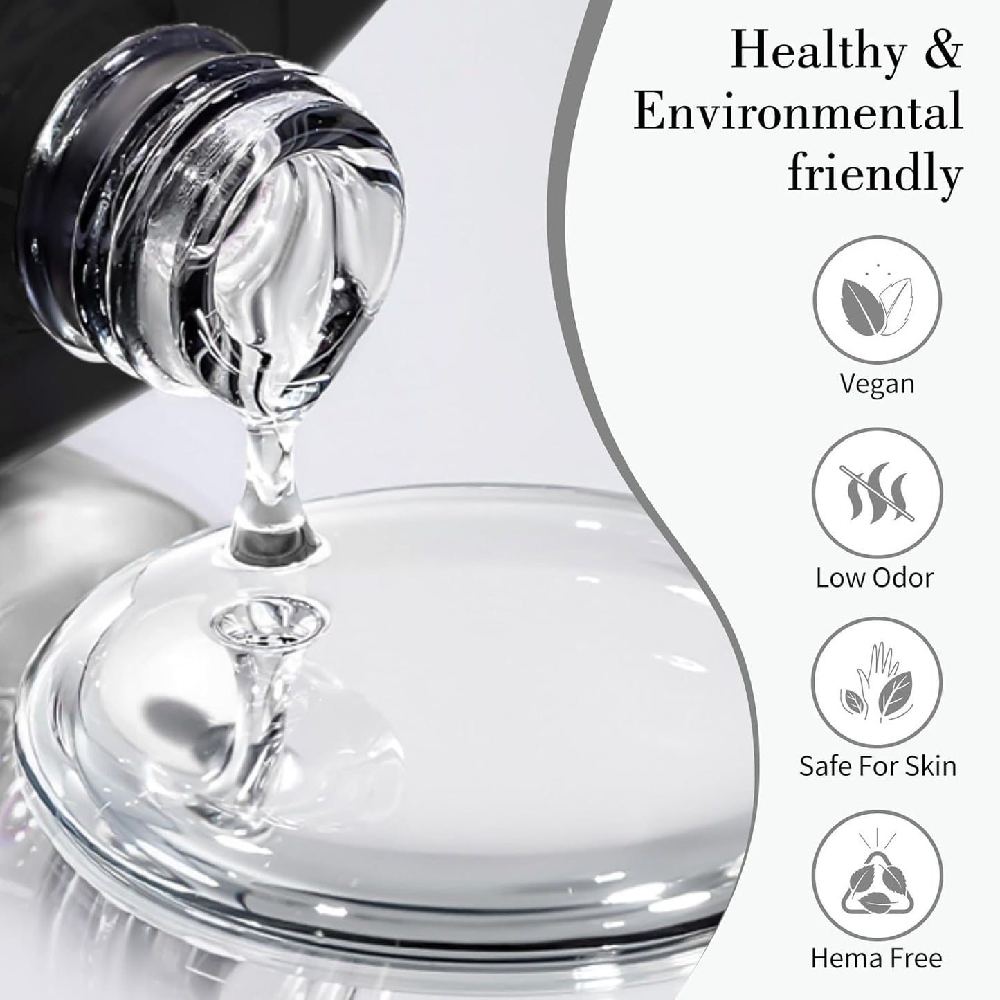 CANNI Gel Base Coat – 9ML Soak-Off UV/LED Base Gel Nail Polish, Long-Lasting Clear Layer for DIY or Salon Use