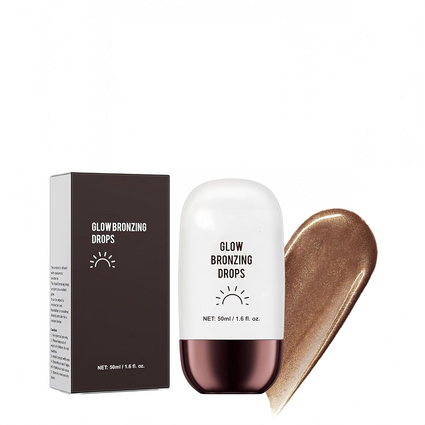 Liquid Highlighter 4 Colors Shimmer Glow Finish Face Highlighter Lightweight Waterproof Long Lasting Face Illuminator Highlight Illuminator for Face Cheek Eyes (Color 04)