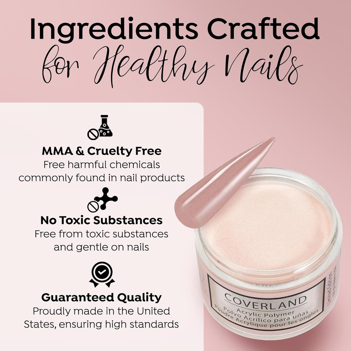 Coverland Acrylic Powder 3.5oz "Iconic" - Limited Edition